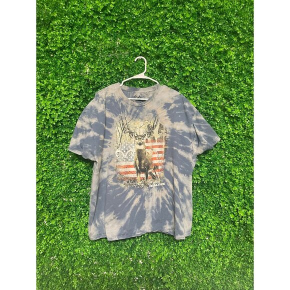 Acid Wash Real Tree Dealer T-shirt - Adult Mens XXL - M102 - Picture 1 of 2